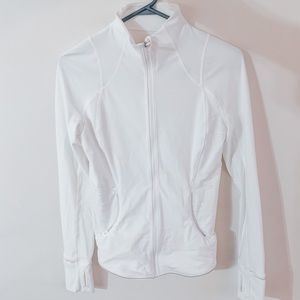 Lululemon running jacket. White size 4
